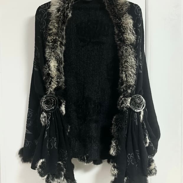 일본 빈티지 케이프 코트 판초 고딕 오리엔탈 샵오공이 아케호무 큐빈티지