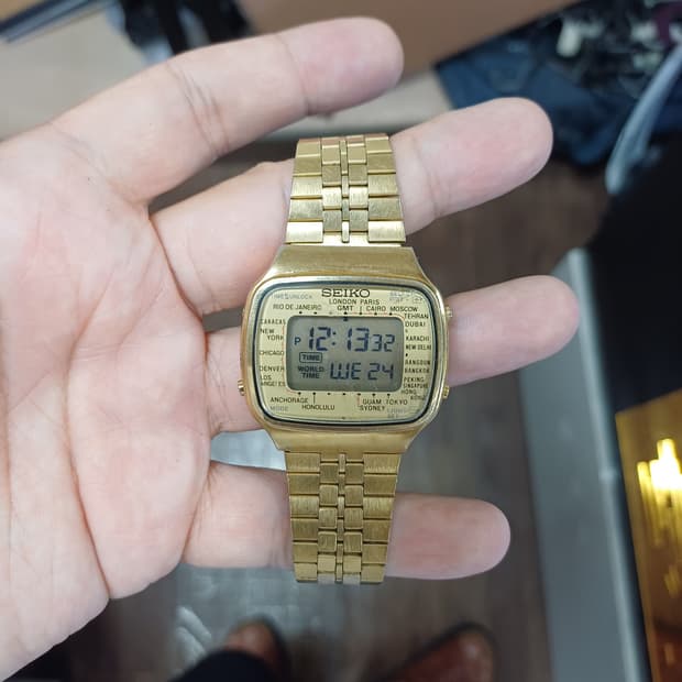 세이코 빈티지 월드타임 시계