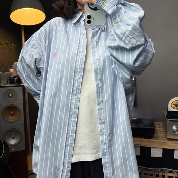 폴로 스트라이프셔츠