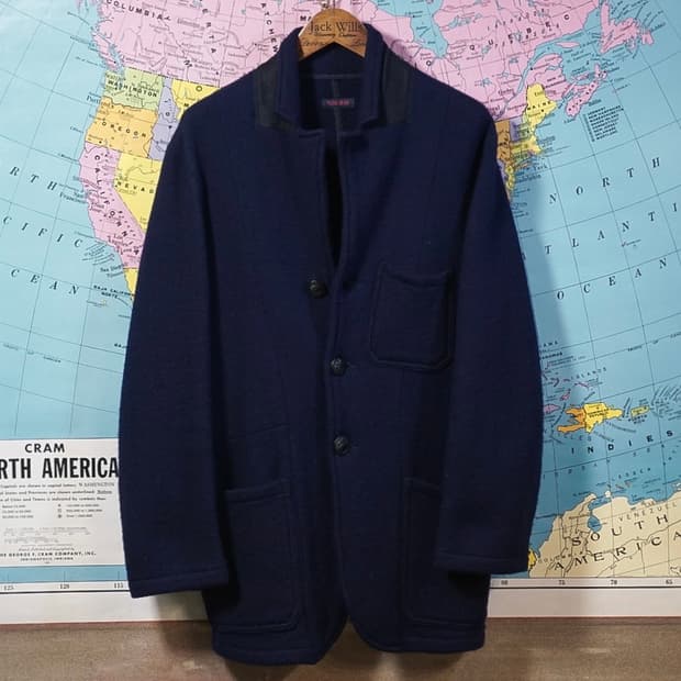 Blue Blue 일본 울 자켓