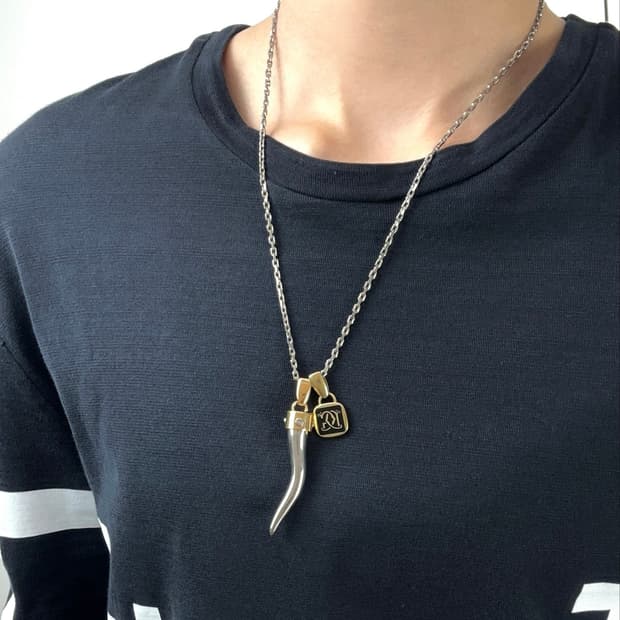 Dolce & Gabbana Horn & Logo Double Penda