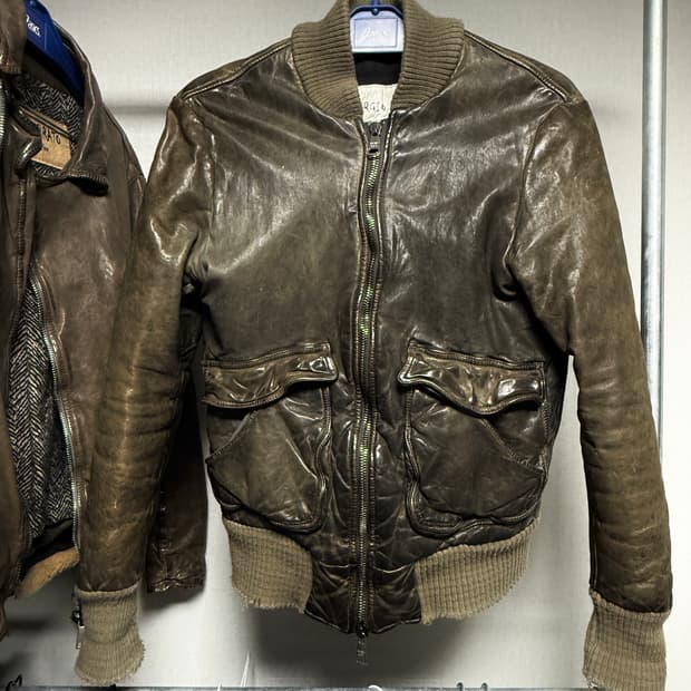 조르지오 브라토 아티잔 레더 봄버