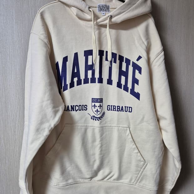 마리떼 프랑소와저버 아이보리 후드티 M