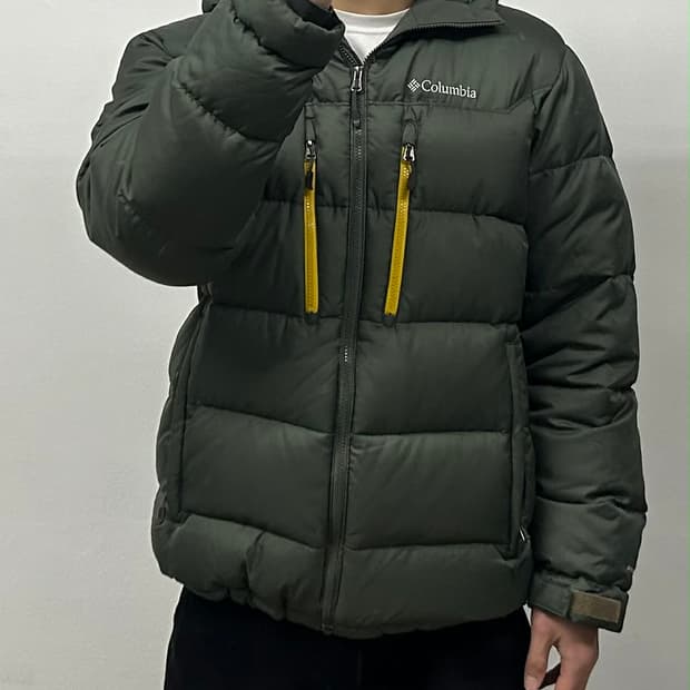 [L]컬럼비아 알레스카 후드 다운 자켓 패딩