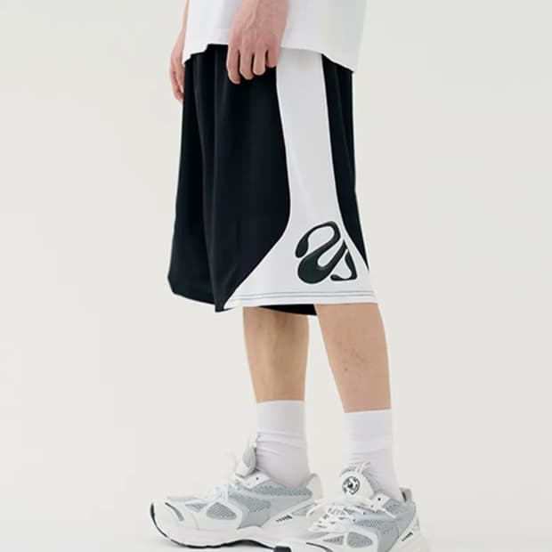 어레이드 플랫백 메쉬 배스킷볼 팬츠 쇼츠 농구바지