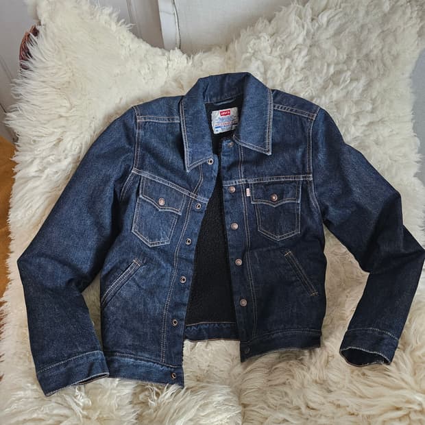 리바이스 여성용 털안감 데님 자켓