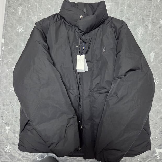 폴로 랄플로렌 모크넥 다운재킷 새제품 