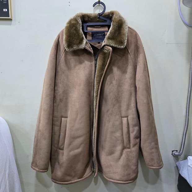 [잭필드] 퍼카라 무스탕 자켓 브라운 105