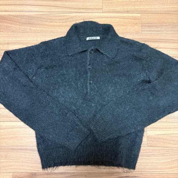 오라리 모헤어 폴로 1사이즈