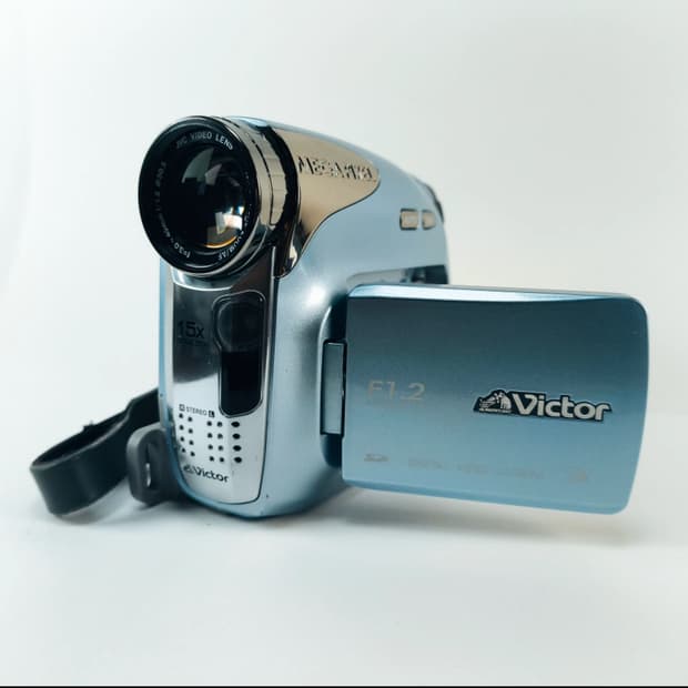 희귀)하늘색 JVC MiniDV victor 캠코더 풀박스 판매