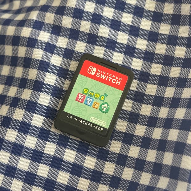 닌텐도 스위치 모여봐요 동물의 숲 모동숲 칩