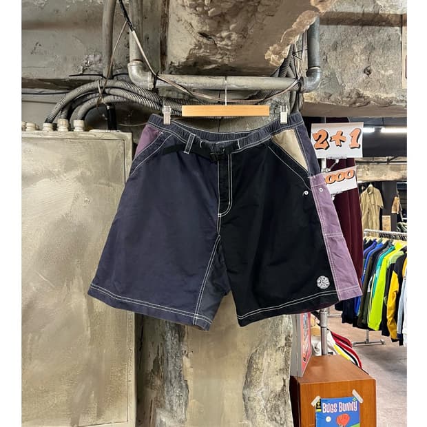 예스아이씨 스티치 배색 하프 팬츠 L #csz3494