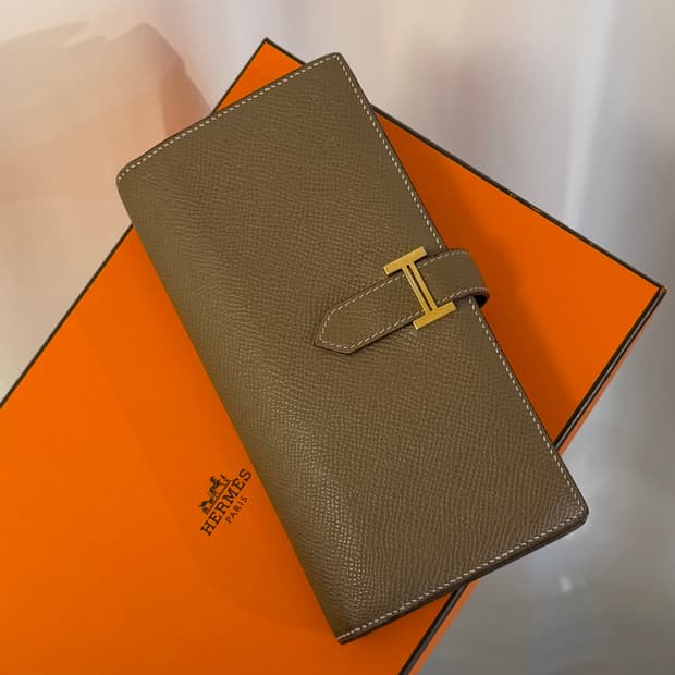 에르메스 베안 장지갑 에토프 Y각인