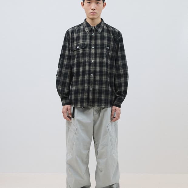 Mil Pants CPN Washed Light Grey
