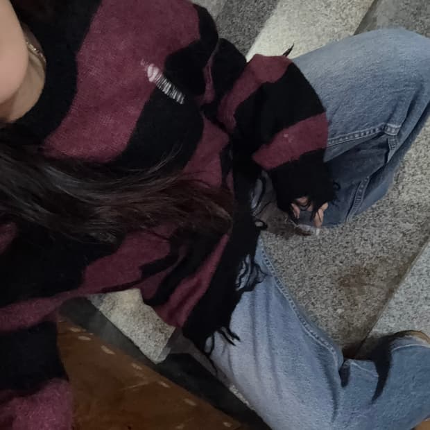 넘버나인 코트코베인 니트