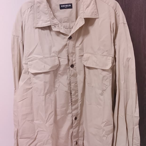 유니클로 베이지 셔츠 XL