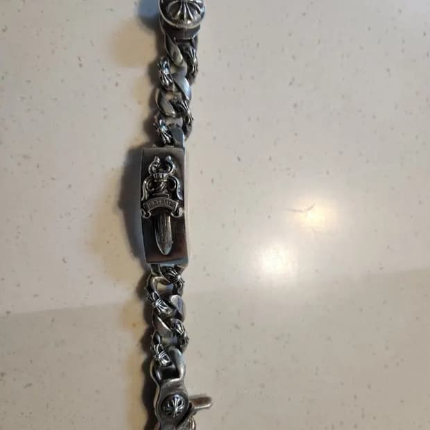 크롬하츠 대거 팬시 클립 팔찌