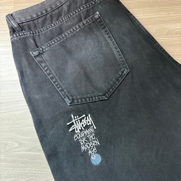 36 스투시 빅올진 워시드 캔버스