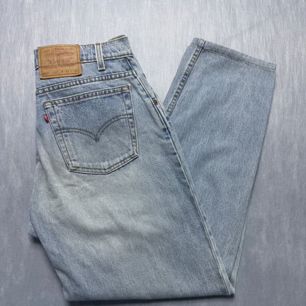 리바이스 560 루즈핏 데님바지 Made in USA