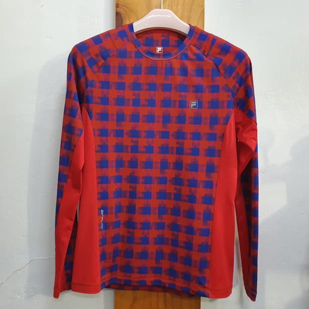 휠라 스포츠  긴팔 라운드 티(100)