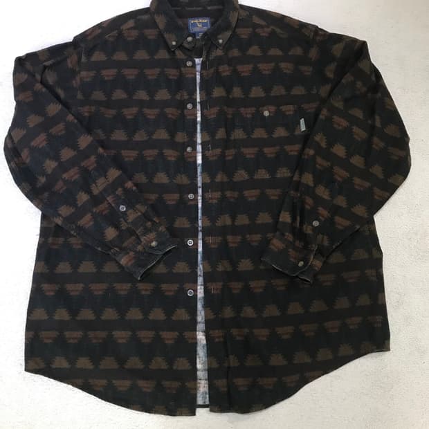 WOOLRICH 울리치 빈티지 원 포켓 패턴 셔츠 MAN XXL