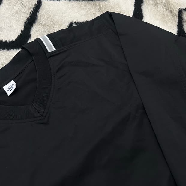 [실측XL]파르티멘토 오버핏 V넥 웜업/블랙