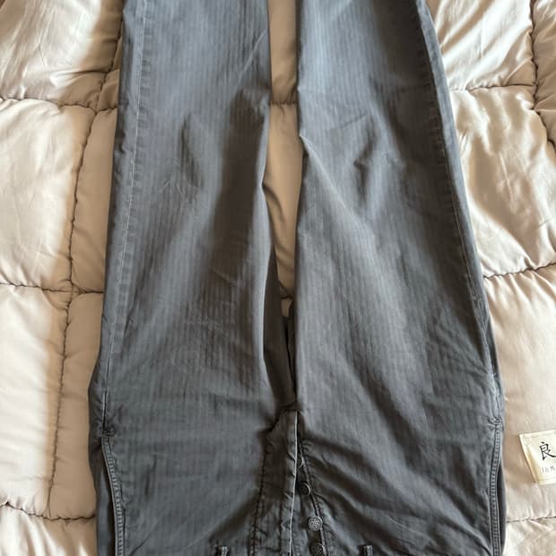 RRL 헤링본 필드 팬츠 워시드 블랙 32-30