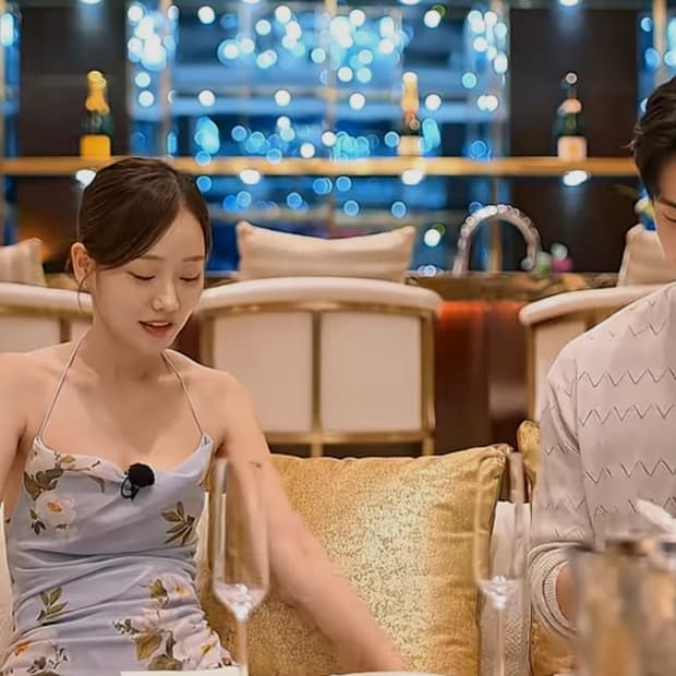 솔로지옥 함예진 자라 플라워 튤 원피스 