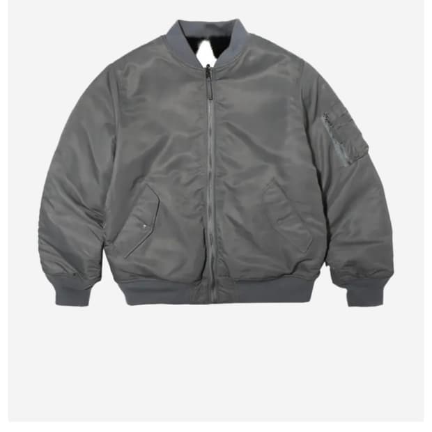 FETCH 나일론 리버시블 MA-1 자켓 차콜