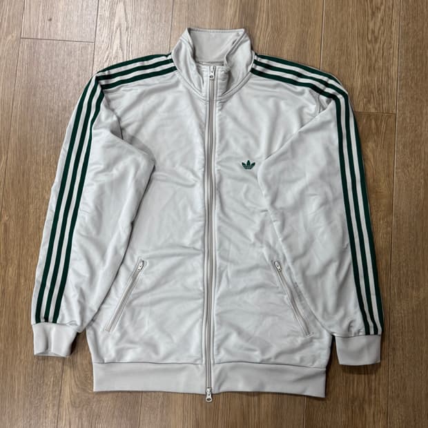 아디다스 신형 베켄바우어 져지 화이트크림 그린 L