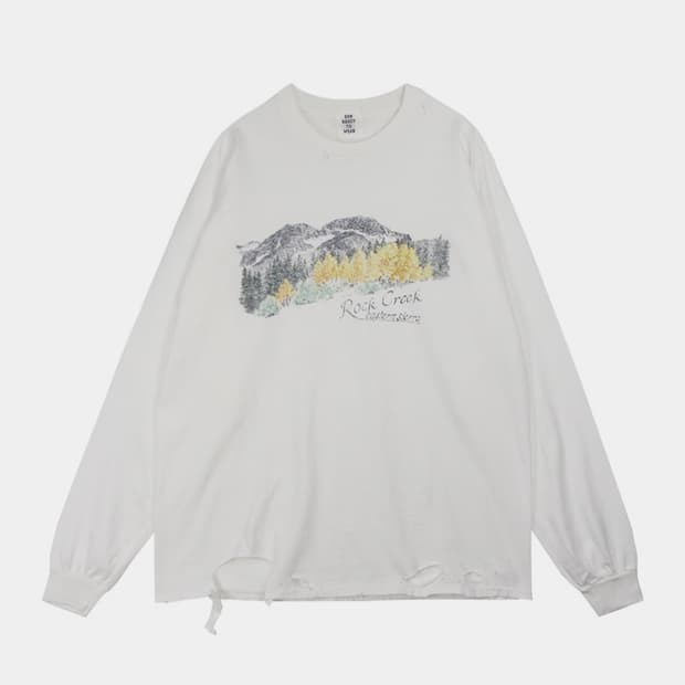 Regular LS T Shirts / White [3]