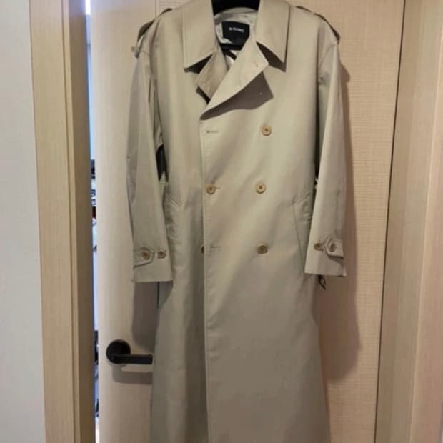 인사일런스 트렌치 크림m사이즈