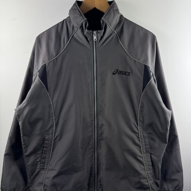 아식스 올드스쿨 진그레이 바람막이1762