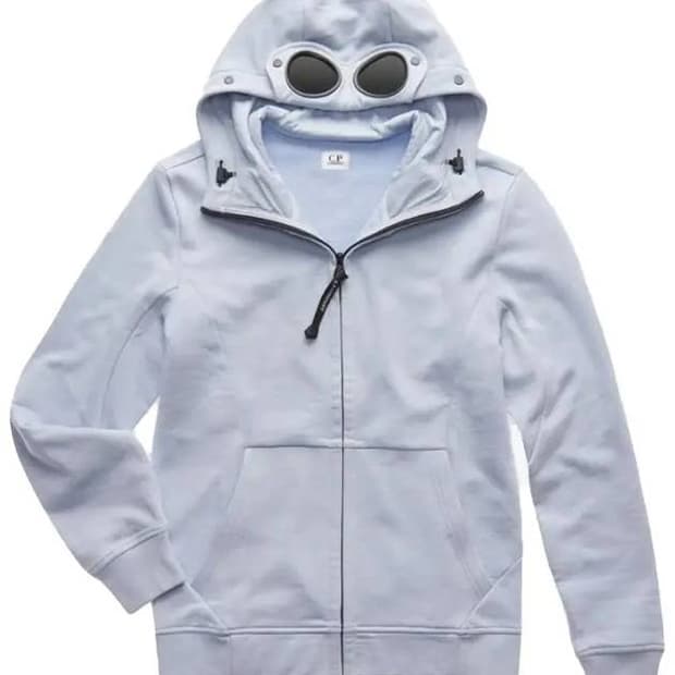 Cp컴퍼니 고글 후드집업 할로겐블루(xL)