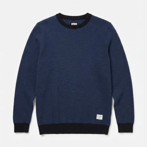 Carhartt 올슨 스웨터 L 네이비 캐시미어 혼방