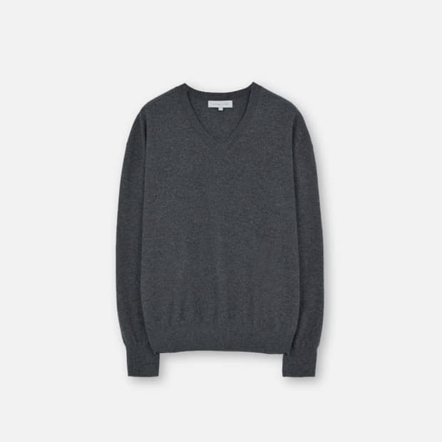 브라운야드 슈퍼파인 브이넥 니트 5