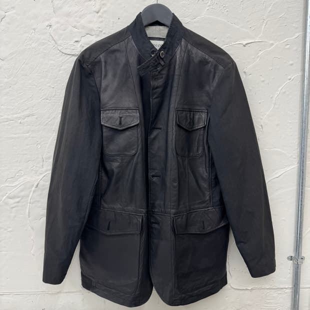 ARMANI COLLEZIONI 아카이브 양가죽 필드자켓
