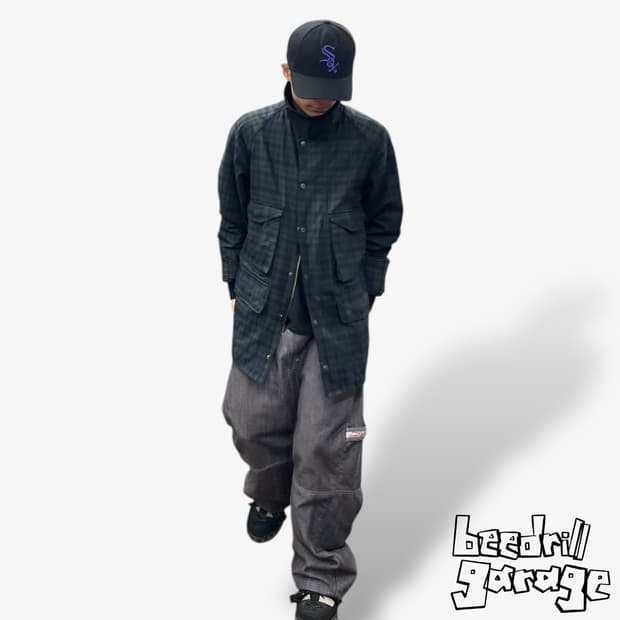 프리즘웍스 체크 헌팅 자켓