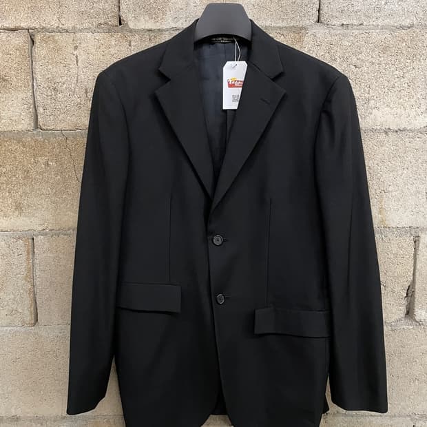 라프시몬스 싱글 브레스티드 블레이져 자켓