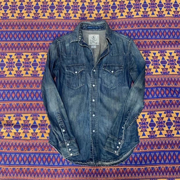 [90] 폴로랄프로렌 여자 데님 웨스턴 셔츠