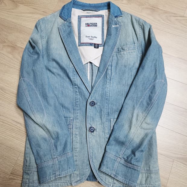 타미힐피거 남성 데님 자켓 