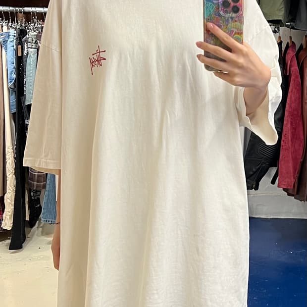 Stussy 스투시 big S 튜블러 반팔티