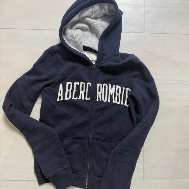 아베크롬비 후드집업 네이비