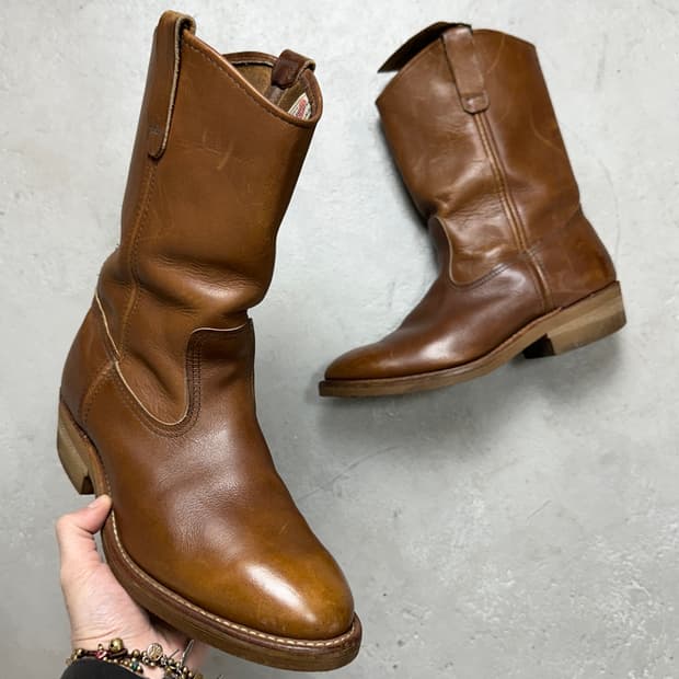 80's OG USA Made 레드윙 1155 페코스 웨스턴 부츠