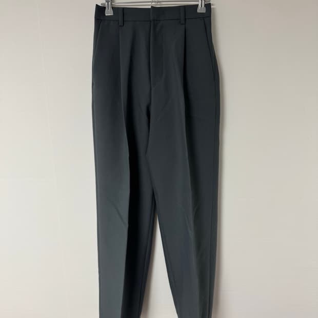 F) 그레이 와이드 슬랙스