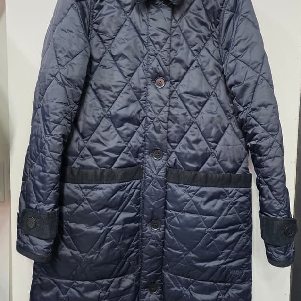 바버 여성 롱 퀼팅 자켓