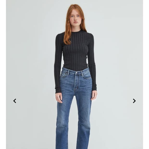 acne studio 아크네 Log Mid Blue 데님