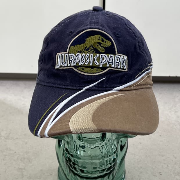 빈티지 90s 쥬라기 공원 스트랩백 모자