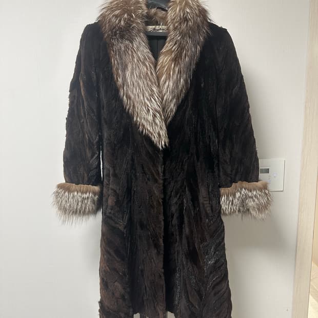 리얼  밍크코트   -S사이즈