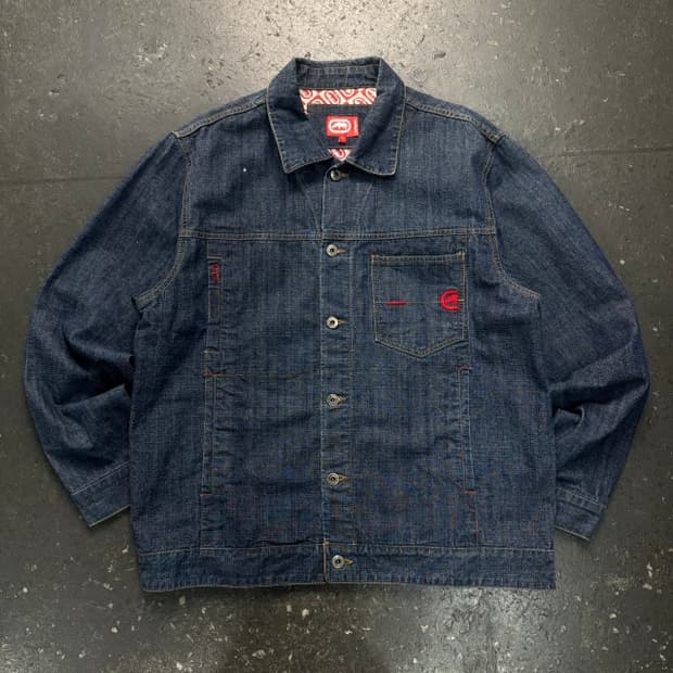 100 에코 언리미티드 Y2K 청자켓